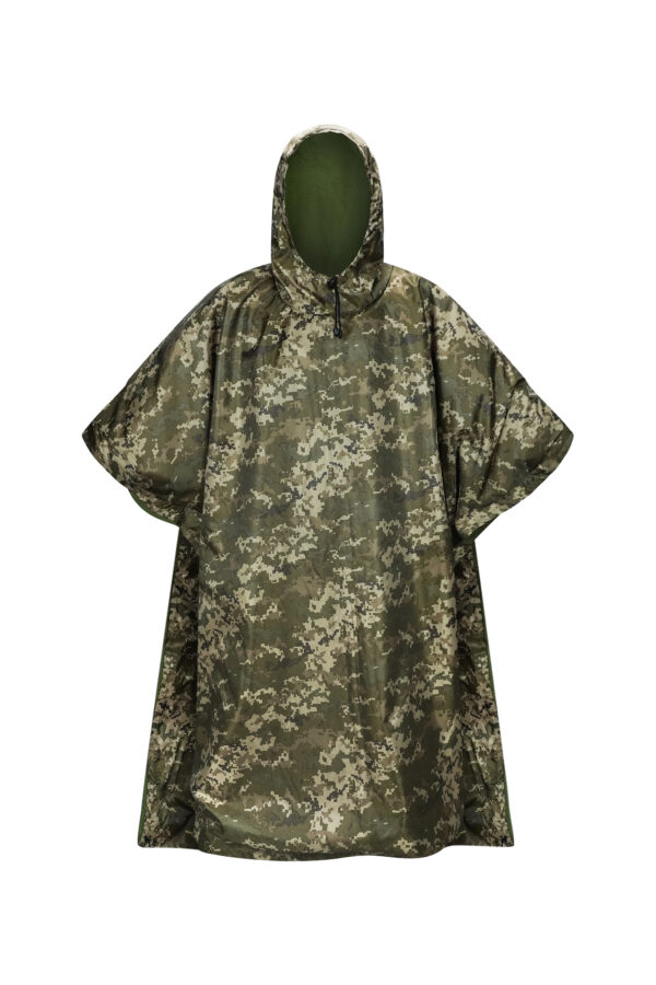 Contra-drone protective military poncho