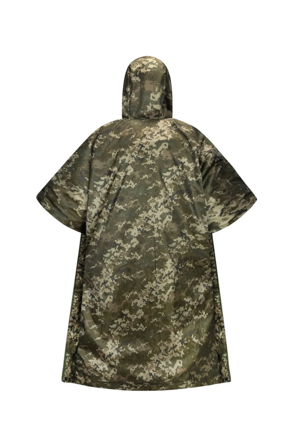 Contra-drone protective military poncho